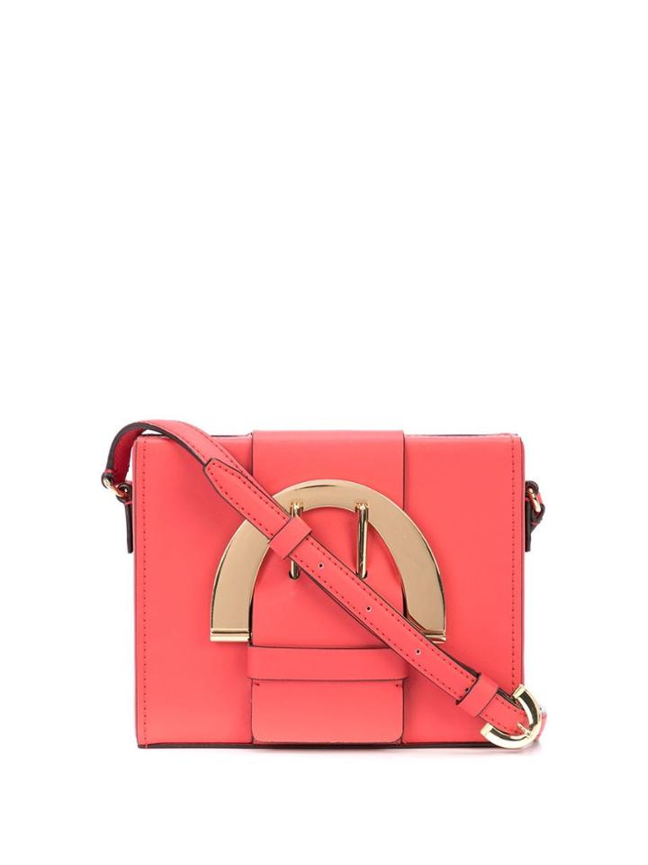 Zac Zac Posen Biba Buckle Large Box Crossbody Bag - Red