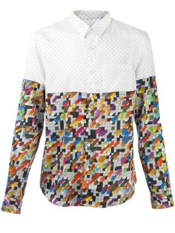 Basso & Brooke Geometric Print Shirt