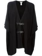 Michael Michael Kors Buckle Cardi-coat - Black