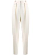 Magda Butrym Shaldon Tapered Trousers - White