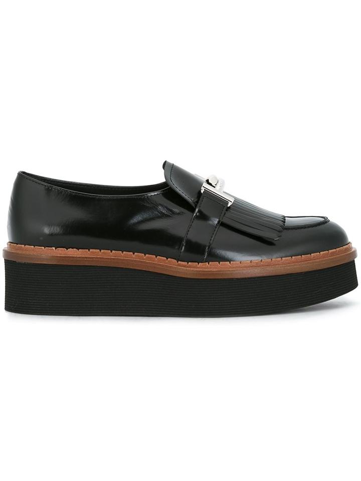 Tod's Fringed Platform Loafers