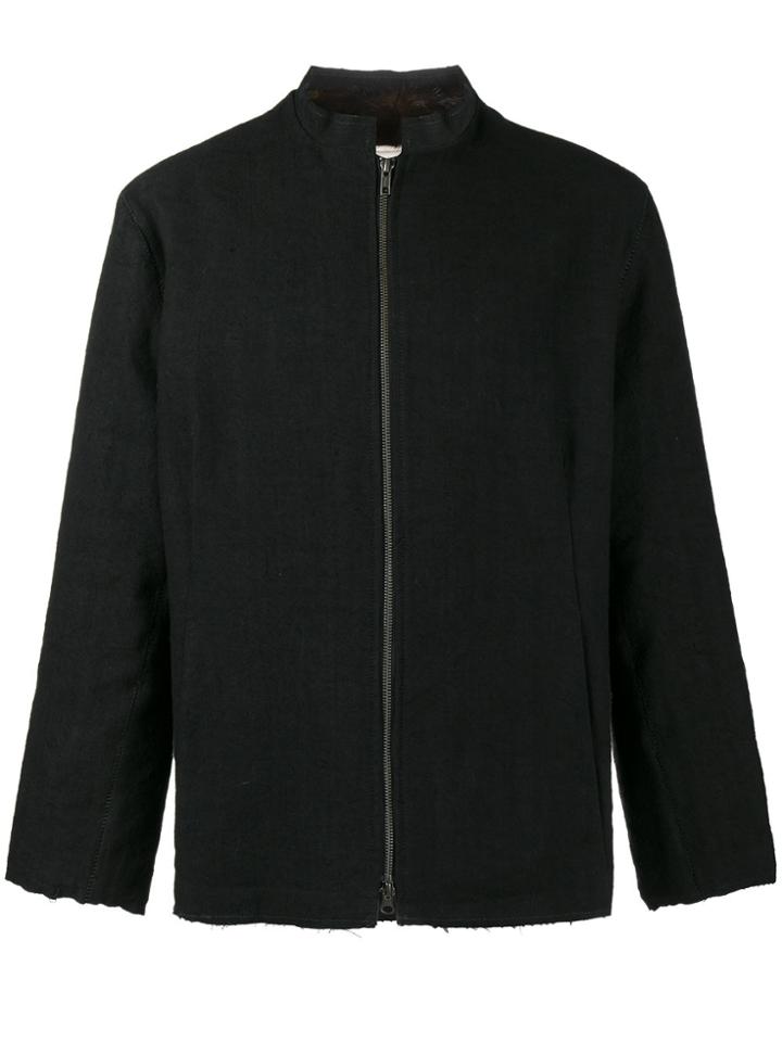 By Walid Mink Fur Lined Classic Jacket - Black