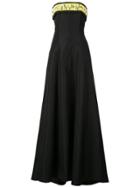 Carolina Herrera Daffodil Embellished Gown - Black