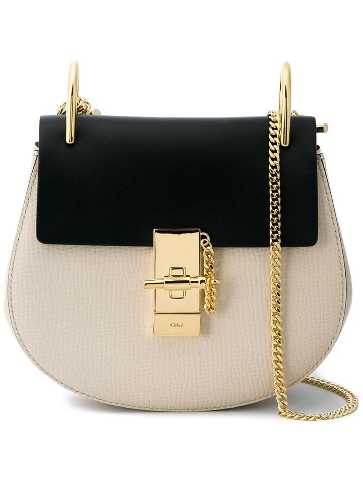 Chloé Mini 'drew' Shoulder Bag, Women's, Nude/neutrals