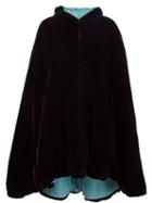 Jean Paul Gaultier Vintage Velvet Hooded Cape