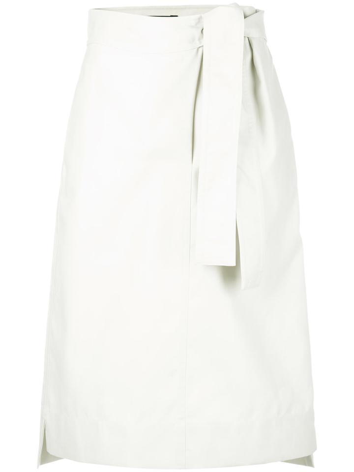 Sofie D'hoore Tie-waist Midi Skirt, Women's, Size: 36, Nude/neutrals, Cotton
