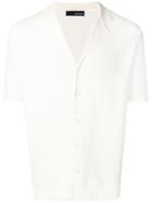 Lardini Spread Collar Cardigan - White