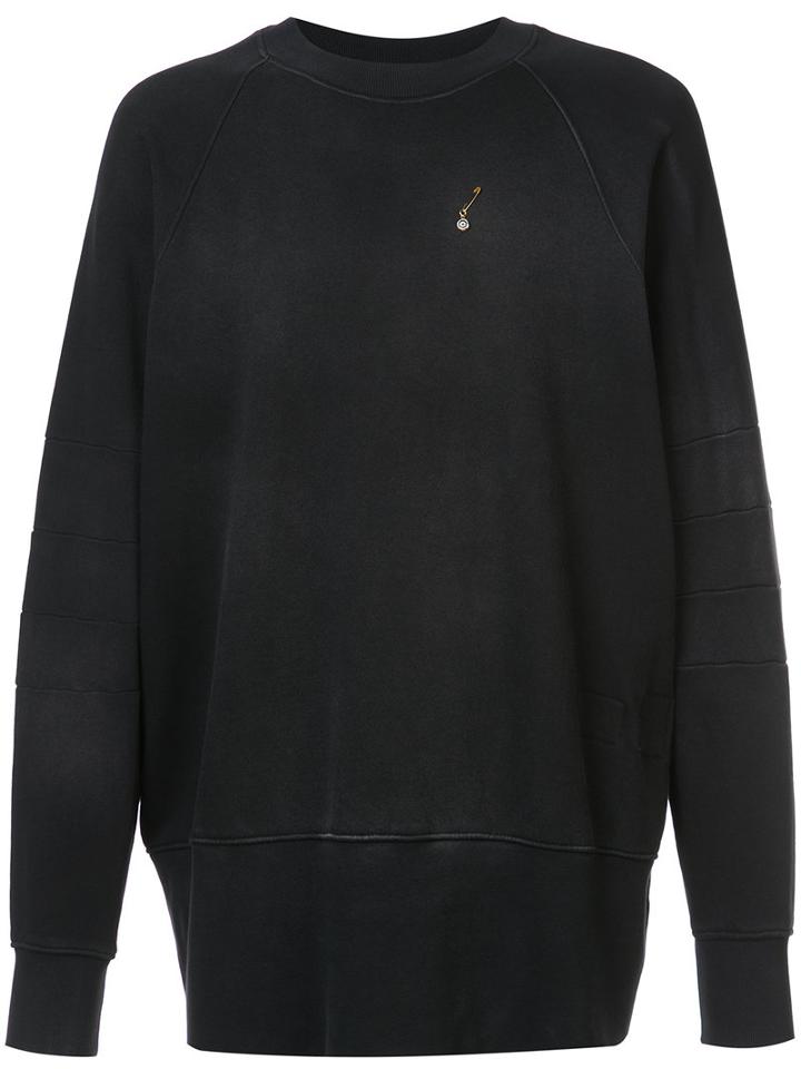 L'equip - Oversized Sweatshirt - Men - Cotton - M, Black, Cotton