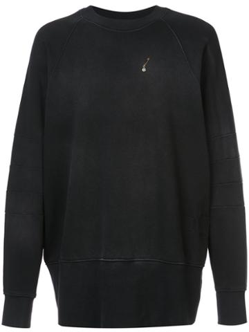 L'equip - Oversized Sweatshirt - Men - Cotton - M, Black, Cotton