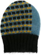 Marni Knit Beanie, Women's, Size: Medium, Blue, Polyamide/mohair/wool