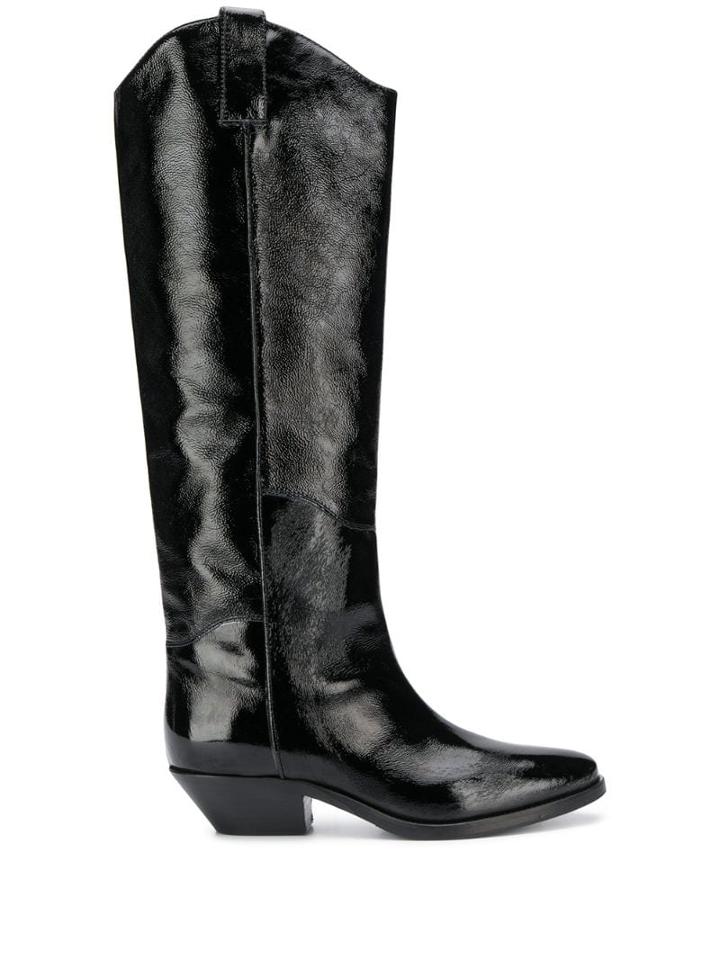 S.h.p.h. Lakishoed060032 013 Nero Leather/fur/exotic