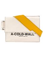 A-cold-wall* Logo Print Shoulder Bag - Neutrals