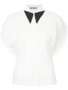 Issey Miyake Bow Tie Detail Shirt - White