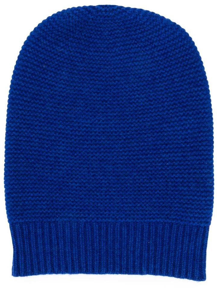 N.peal Knitted Beanie - Blue