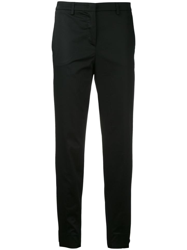 Fabiana Filippi - Monte Falco Trousers - Women - Cotton/polyester/spandex/elastane - 40, Black, Cotton/polyester/spandex/elastane