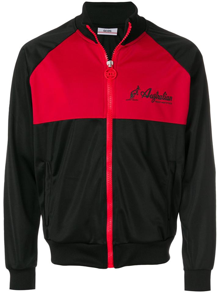 Gcds Two-tone Tracksuit Jacket - Black