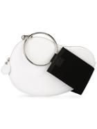 Jacquemus Curved Flat Crossbody Bag, Women's, White