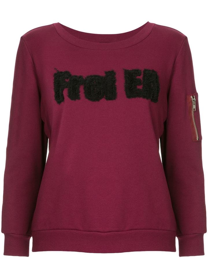 Frei Ea Logo Sweatshirt - Pink & Purple