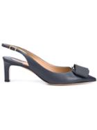 Salvatore Ferragamo Mimmi Pumps, Women's, Size: 38, Black, Leather