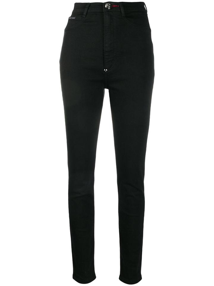 Philipp Plein Super High-waist Jeggings - Black