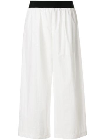 Maria Calderara Cropped Trousers - White