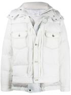 Sacai Layered Padded Jacket - White