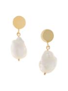 Le Chic Radical Theo Pearl-embellished Earrings - Gold