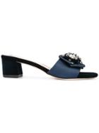 Tory Burch Crystal-embellished Sandals - Blue