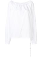 Cédric Charlier Boat Neck Shirt - White