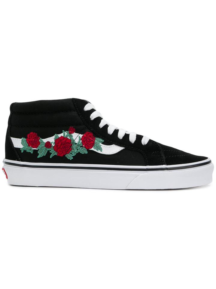 Vans Sk8 Rosethorns Hi-top Sneakers - Black