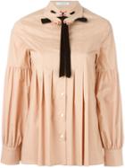 Vivetta 'maggiorana' Hand Collar Shirt, Women's, Size: 42, Nude/neutrals, Cotton/spandex/elastane