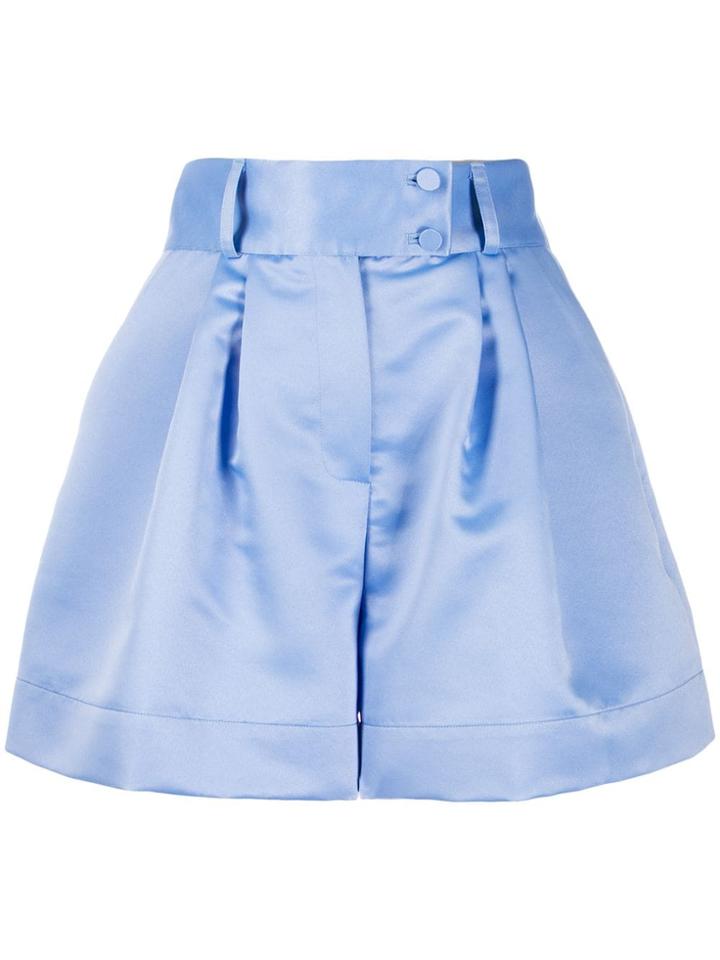 Styland Wide Tailored Shorts - Blue