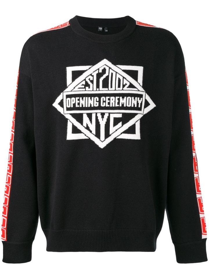Opening Ceremony Logo Knit Jumper - Black