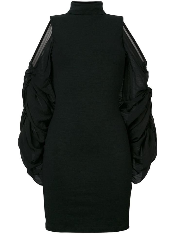 Plein Sud Cut-out Shoulders Dress - Black