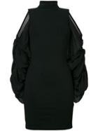 Plein Sud Cut-out Shoulders Dress - Black
