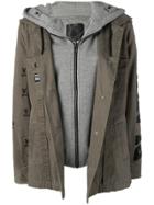 Philipp Plein Playboy Parka - Green