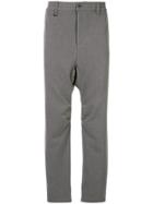 Makavelic Drop-crotch Trousers - Grey