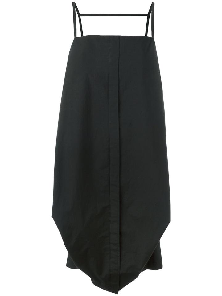Maison Margiela - Asymmetric Evening Dress - Women - Cotton/polyamide/polyurethane - 40, Black, Cotton/polyamide/polyurethane
