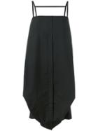 Maison Margiela - Asymmetric Evening Dress - Women - Cotton/polyamide/polyurethane - 40, Black, Cotton/polyamide/polyurethane