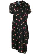 Junya Watanabe Floral Print Double-breasted Coat - Pink