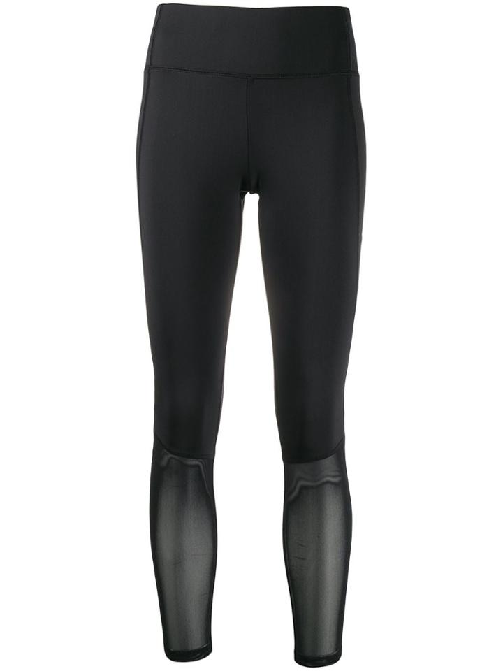 Champion Logo Print Leggings - Black