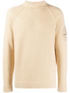 Stone Island Embroidered Logo Jumper - Neutrals