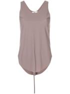 Lost & Found Ria Dunn Curved Hem Tank - Grey