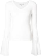 Milly Wide Sleeve Top - White