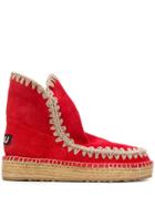 Mou Eskimo 18 Ankle Boots - Red