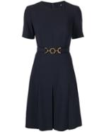 Céline Pre-owned Chain Belt Mini Dress - Blue