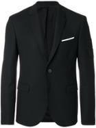 Neil Barrett Chevron Patch Blazer - Black