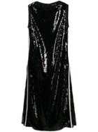 Ermanno Ermanno A-line Sequin Embellished - Black