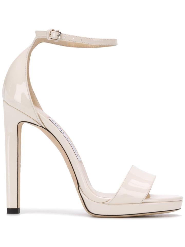 Jimmy Choo Misty 120 Sandals - White