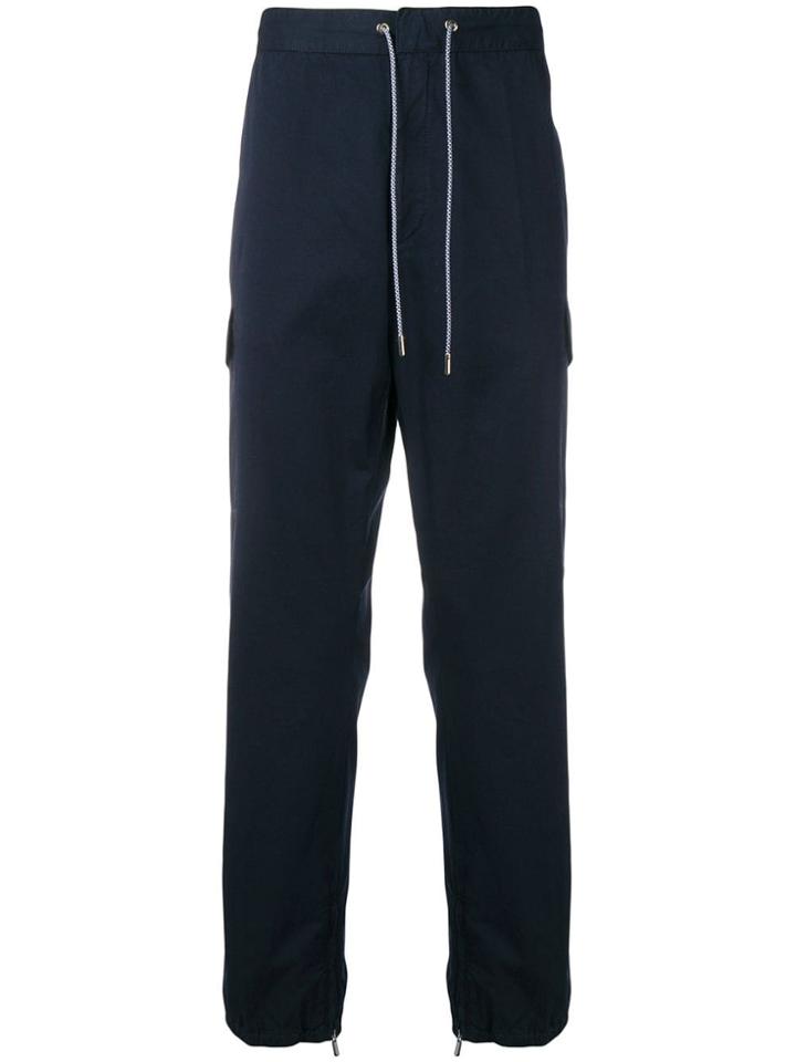 Z Zegna Drawstring Trousers - Blue